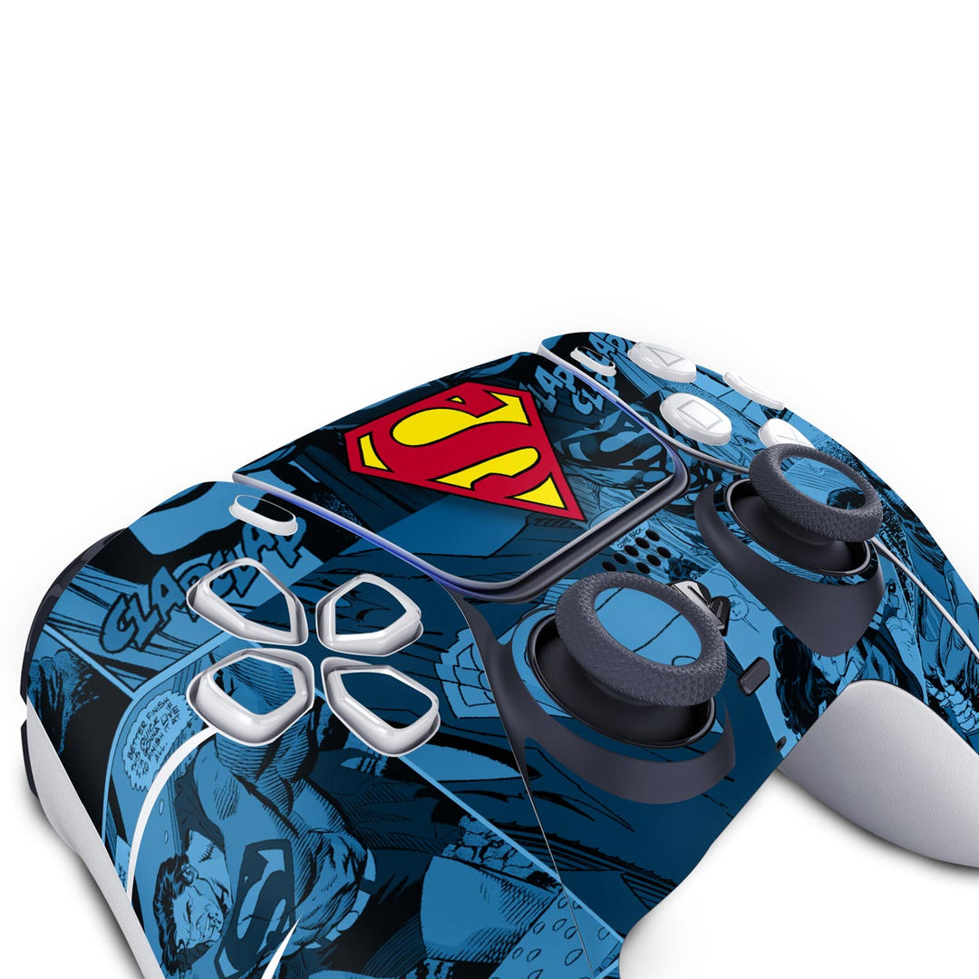 Skin Anti-Rage PS5 Controle - Superman Comics - Pop Arte Skins - foto 4