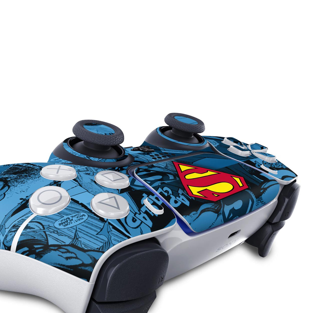 Skin Anti-Rage PS5 Controle - Superman Comics - Pop Arte Skins - foto 5