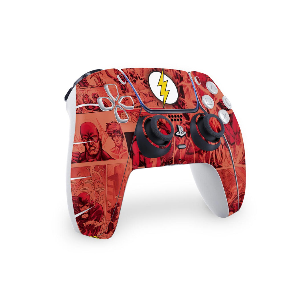 Skin Anti-Rage PS5 Controle - The Flash Comics - Pop Arte Skins - foto 2
