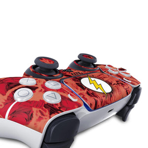 Skin Anti-Rage PS5 Controle - The Flash Comics - Pop Arte Skins - foto 5