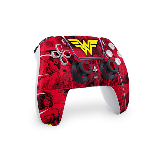 Skin Anti-Rage PS5 Controle - Mulher Maravilha Comics