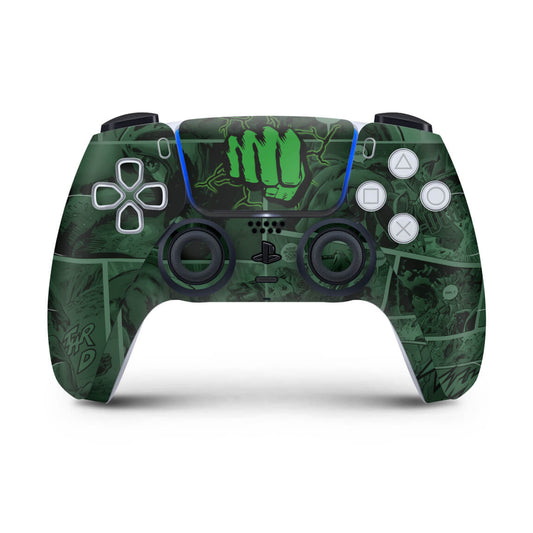 Skin Anti-Rage PS5 Controle - Hulk Comics