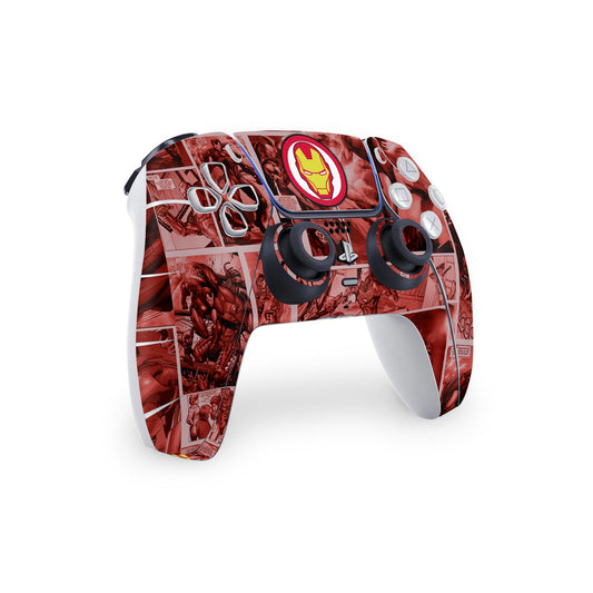 Skin Anti-Rage PS5 Controle - Homem De Ferro Comics