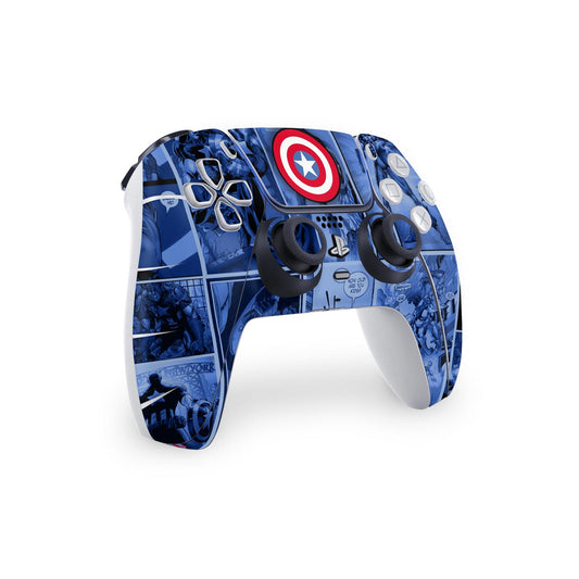 Skin Anti-Rage PS5 Controle - Capitão América Comics