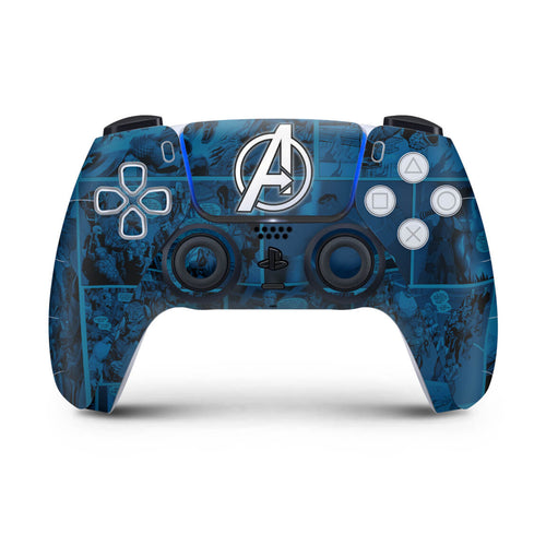 Skin Anti-Rage PS5 Controle - Avengers Vingadores Comics