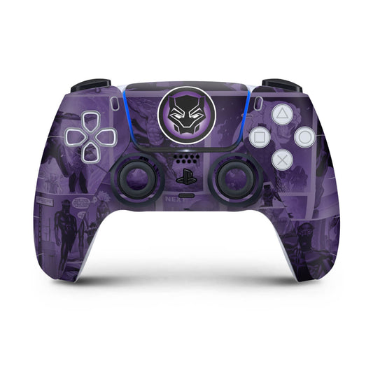 Skin PS5 Controle - Pantera Negra Comics
