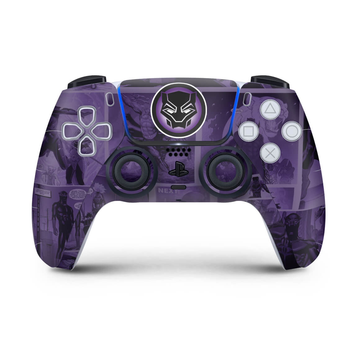 Skin Anti-Rage PS5 Controle - Pantera Negra Comics