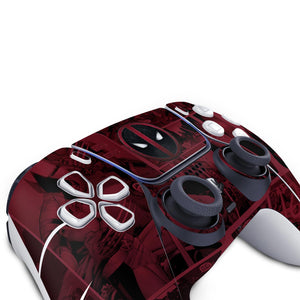 Skin Anti-Rage PS5 Controle - Deadpool Comics - Pop Arte Skins - foto 4