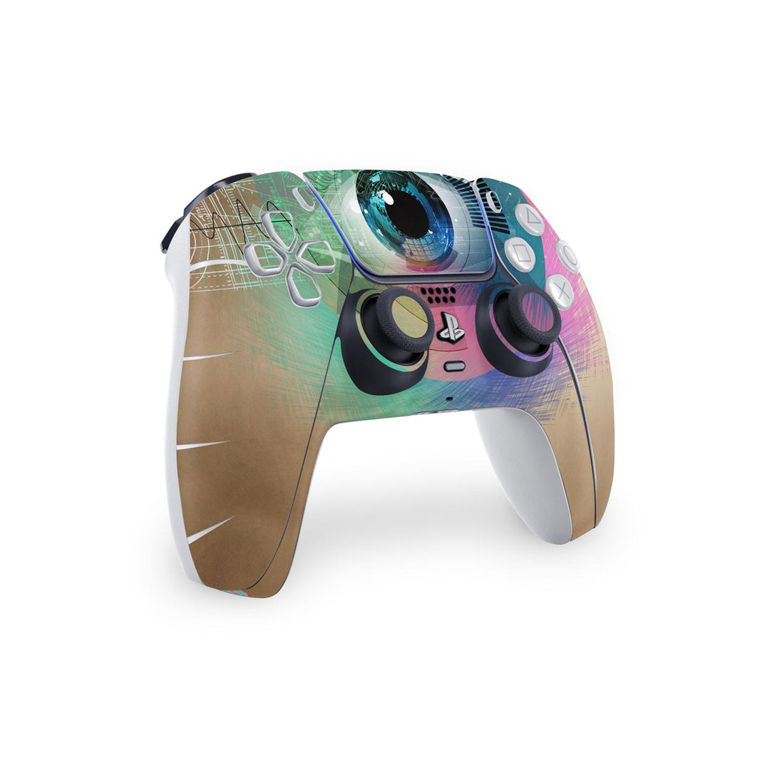 Skin Anti-Rage PS5 Controle - Abstrato #89 - Pop Arte Skins - foto 2