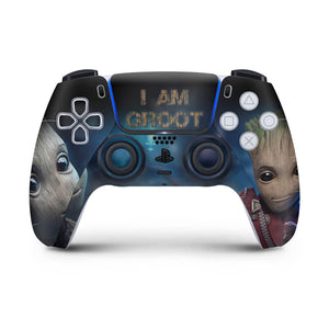 Skin Anti-Rage PS5 Controle - Baby Groot