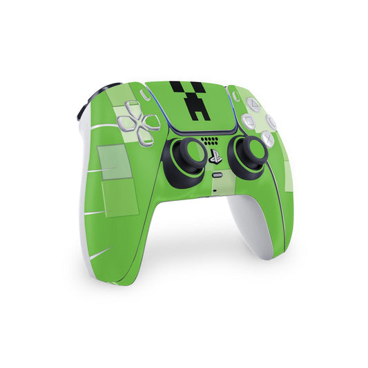 Skin Anti-Rage PS5 Controle - Creeper Minecraft