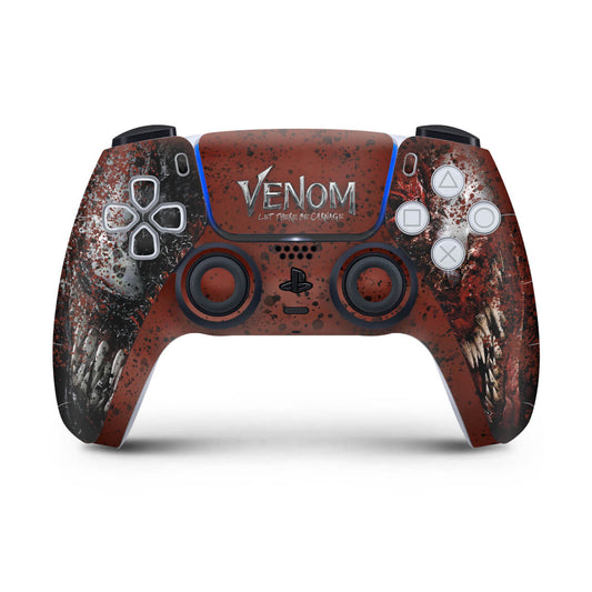Skin PS5 Controle - Venom Tempo de Carnificina
