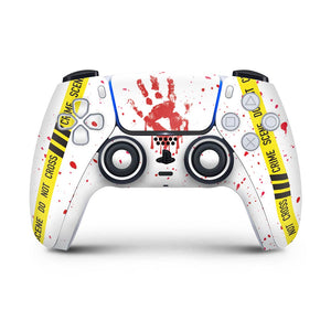 Skin Anti-Rage PS5 Controle - Cena De Crime Scene