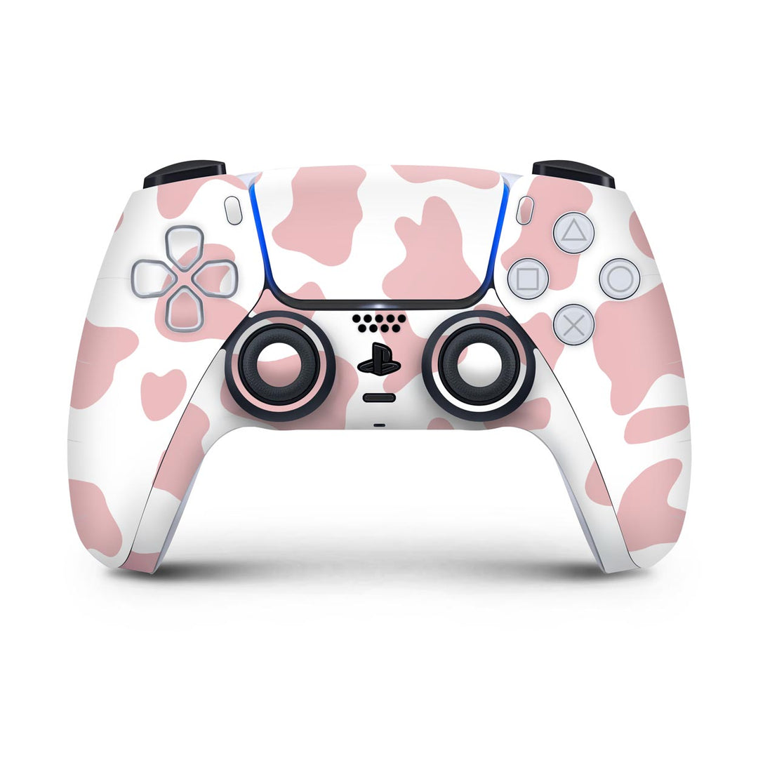 Skin Anti-Rage PS5 Controle - Vaquinha Rosa - Pop Arte Skins