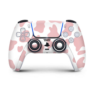 Skin Anti-Rage PS5 Controle - Vaquinha Rosa - Pop Arte Skins