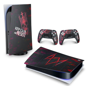 Skin Anti-Rage PS5 Fat Horizontal - Watch Dogs Legion - Pop Arte Skins - foto 4