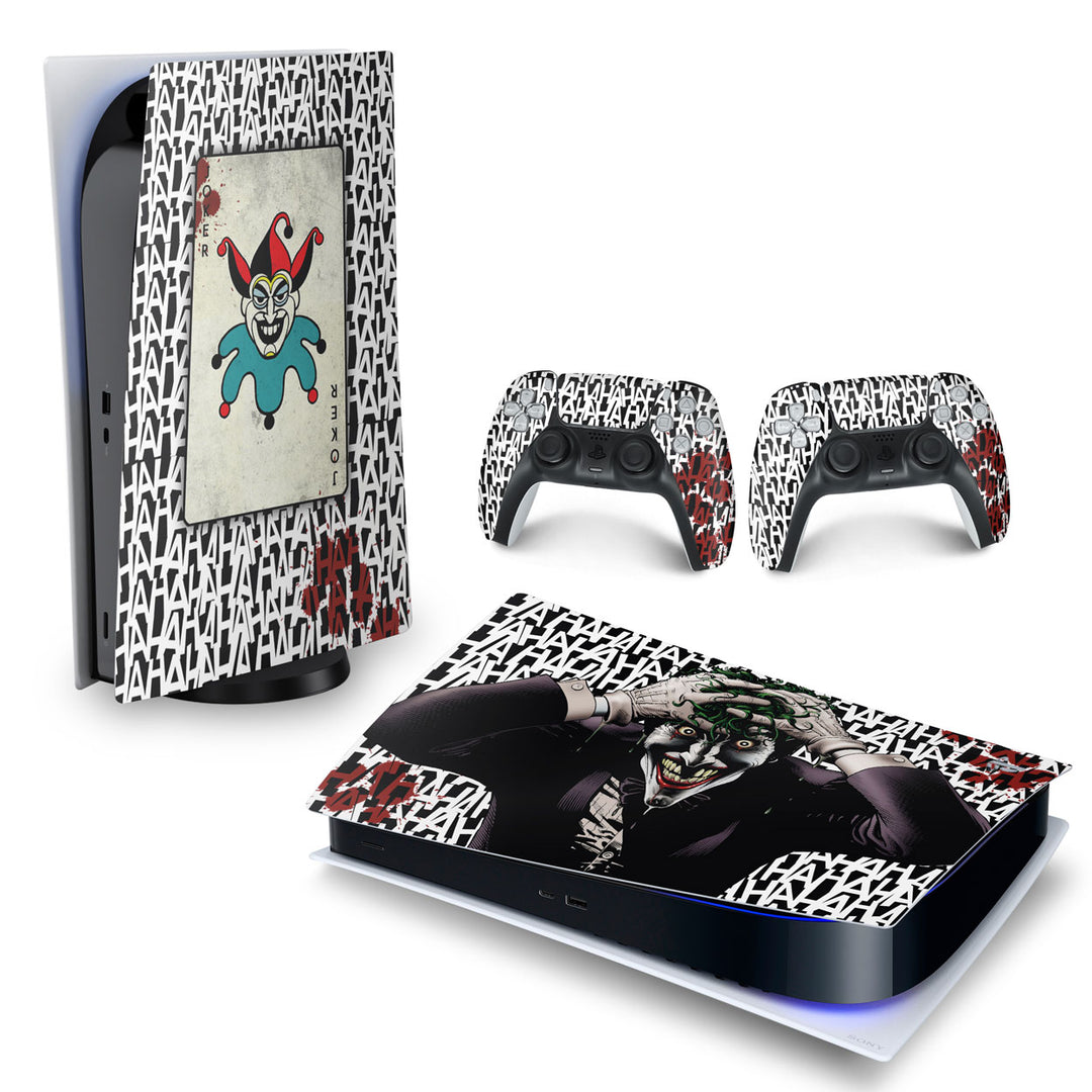 Skin Anti-Rage PS5 Fat Horizontal - Joker Coringa - Pop Arte Skins - foto 4