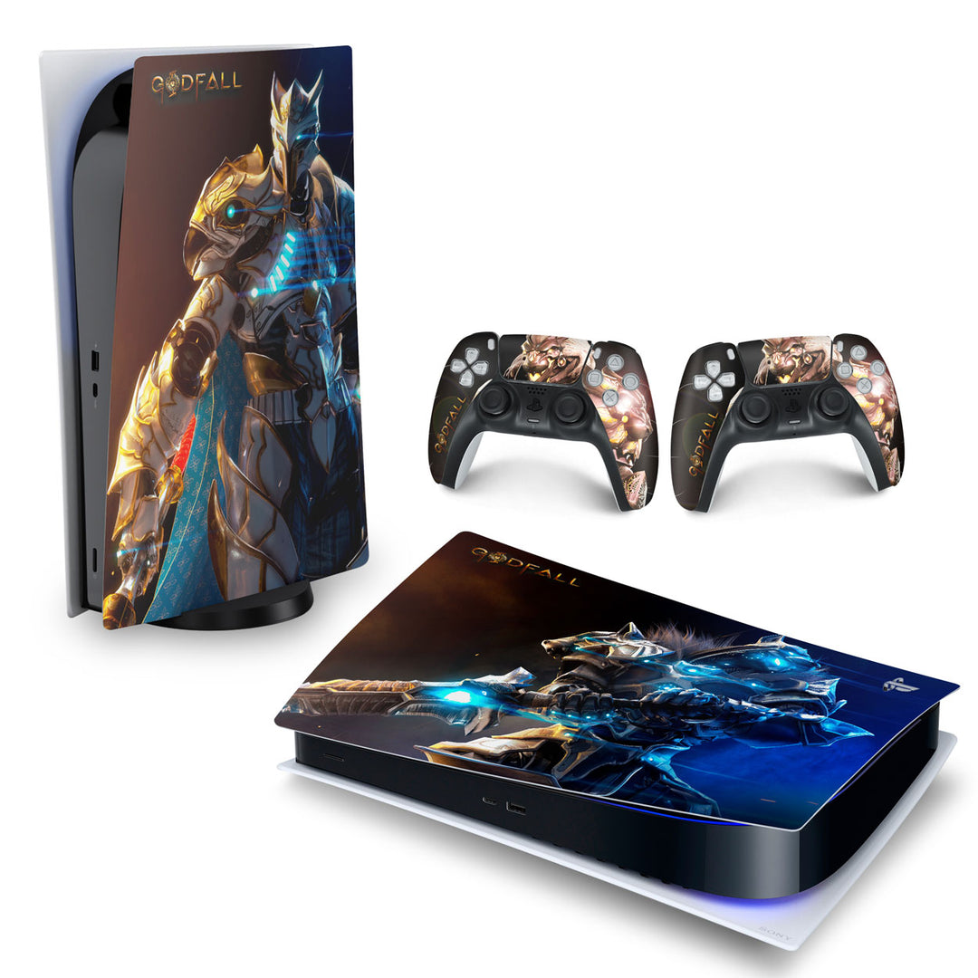 Skin Anti-Rage PS5 Fat Horizontal - Godfall - Pop Arte Skins - foto 4