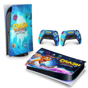 Skin Anti-Rage PS5 Fat Horizontal - Crash Bandicoot 4 - Pop Arte Skins - foto 4