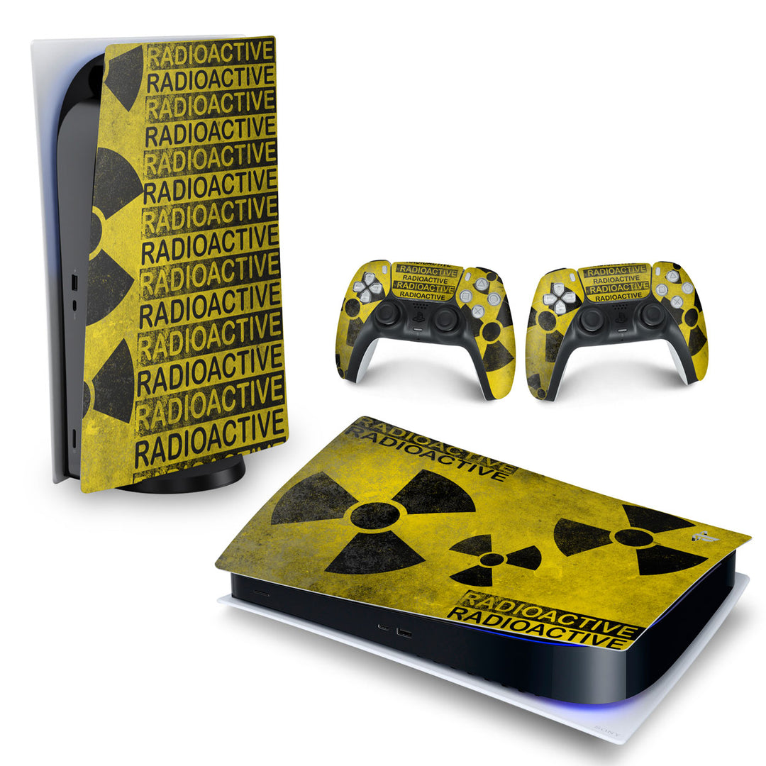 Skin Anti-Rage PS5 Fat Horizontal - Radioativo - Pop Arte Skins - foto 4