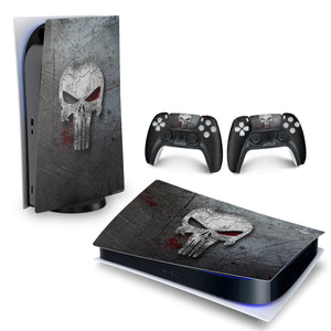 Skin Anti-Rage PS5 Fat Horizontal - The Punisher Justiceiro - Pop Arte Skins - foto 4