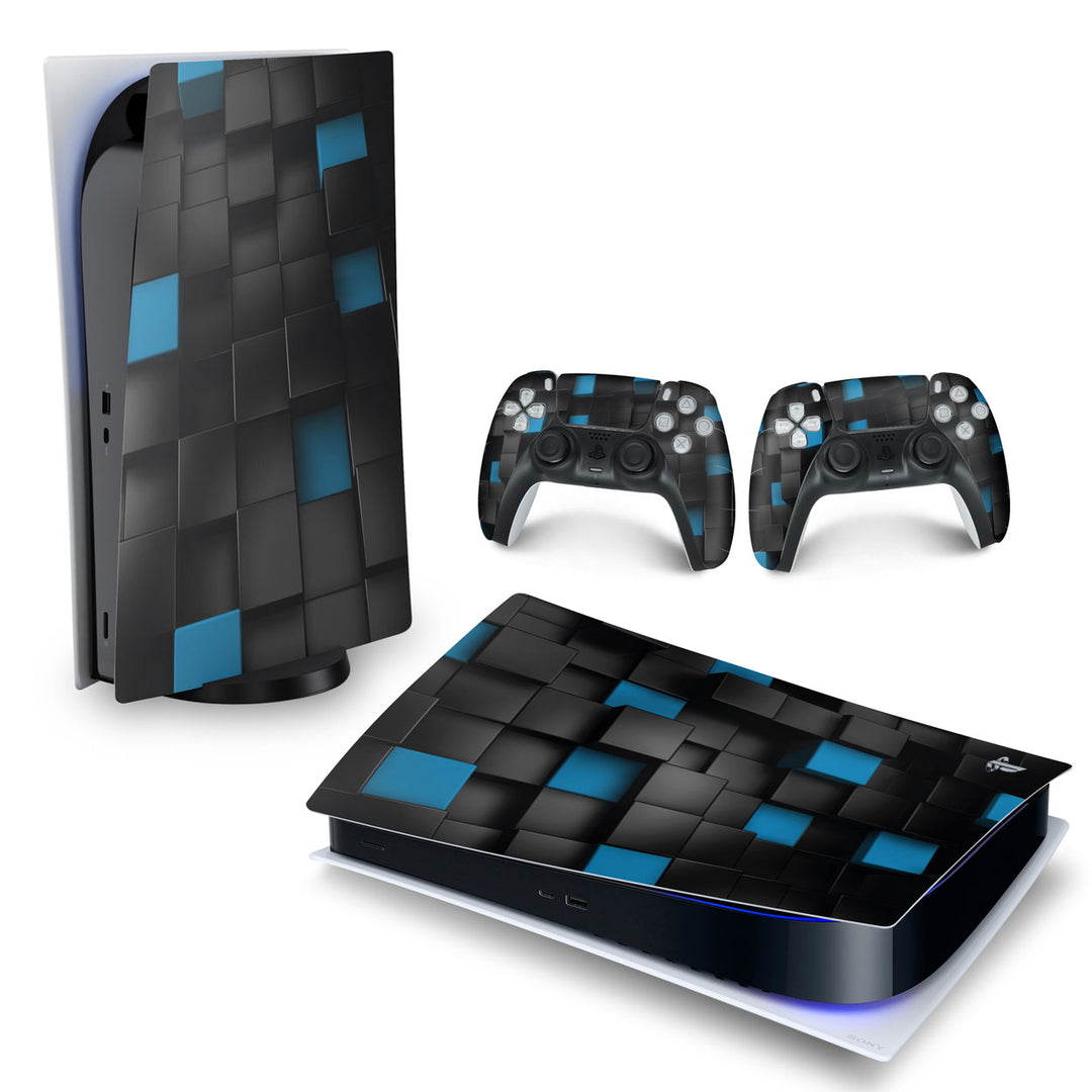 Skin Anti-Rage PS5 Fat Horizontal - Cubos - Pop Arte Skins - foto 4
