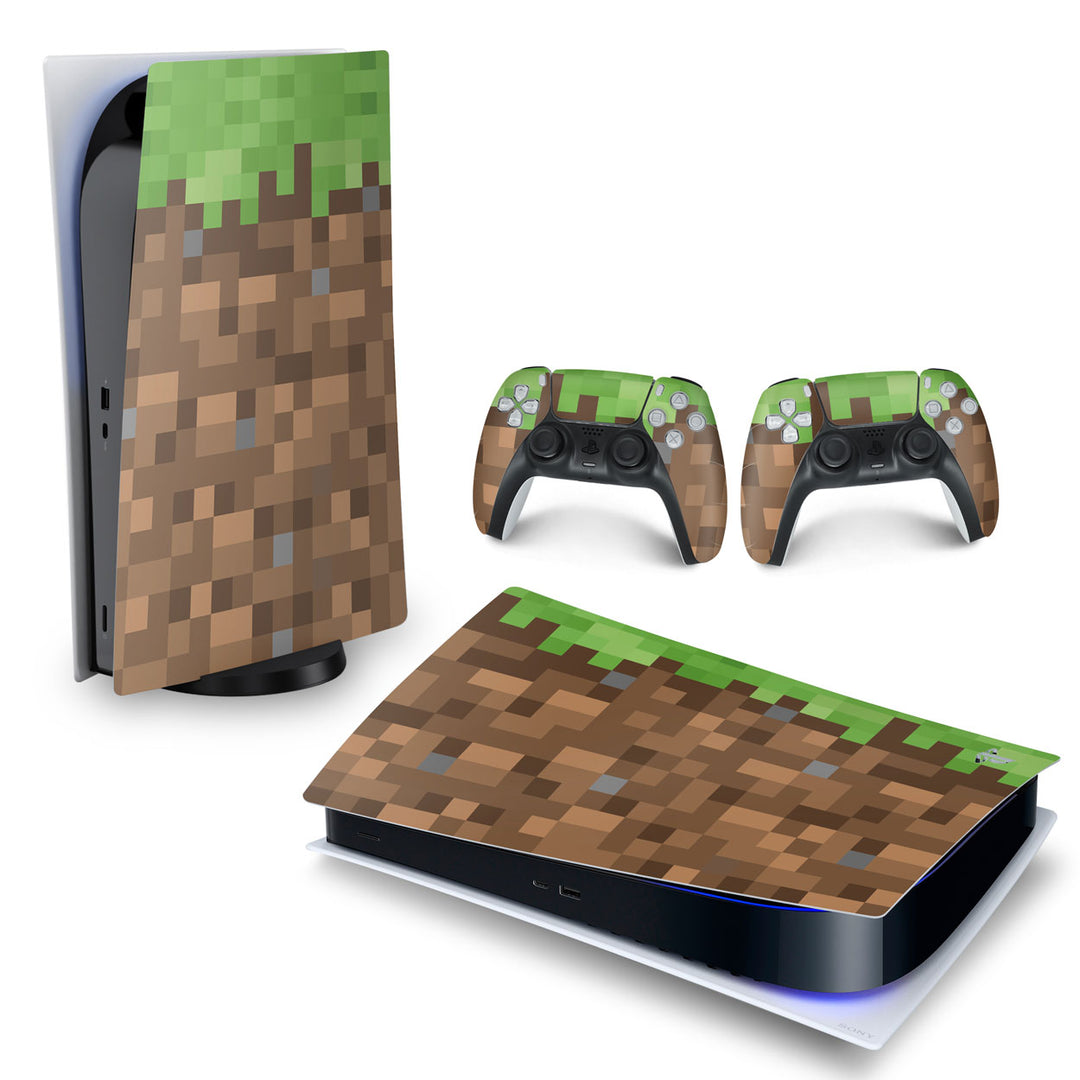 Skin Anti-Rage PS5 Fat Horizontal - Minecraft - Pop Arte Skins - foto 4