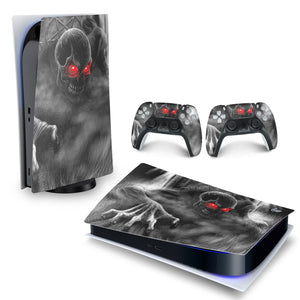 Skin Anti-Rage PS5 Fat Horizontal - Caveira Skull - Pop Arte Skins - foto 4