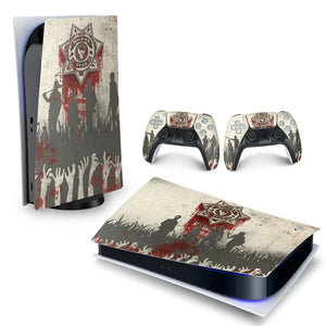 Skin Anti-Rage PS5 Fat Horizontal - The Walking Dead - Pop Arte Skins - foto 4