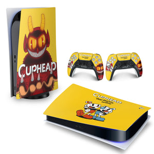 Skin Anti-Rage PS5 Fat Horizontal - Cuphead - Pop Arte Skins - foto 4