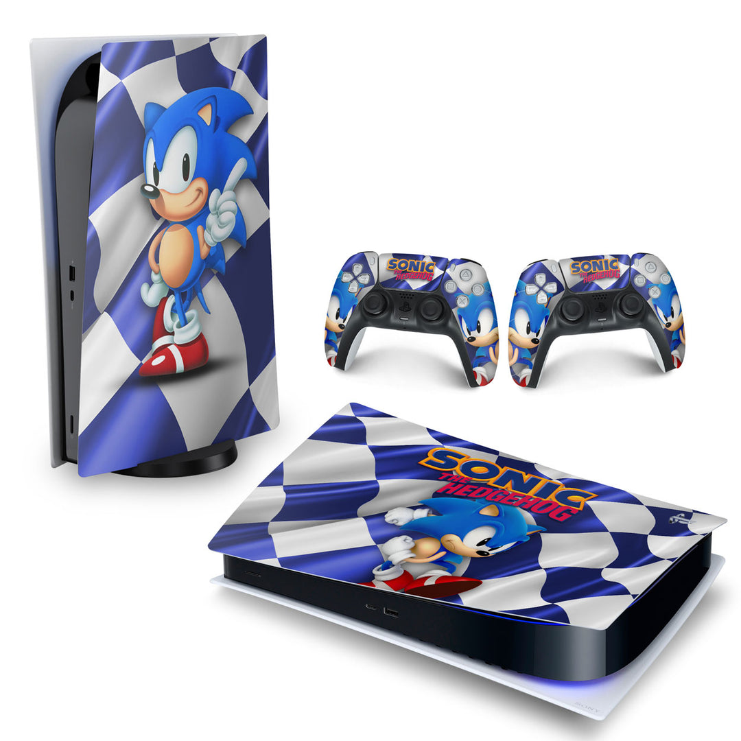 Skin Anti-Rage PS5 Fat Horizontal - Sonic - Pop Arte Skins - foto 4