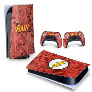 Skin Anti-Rage PS5 Fat Horizontal - The Flash Comics - Pop Arte Skins - foto 4