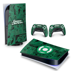 Skin Anti-Rage PS5 Fat Horizontal - Lanterna Verde Comics - Pop Arte Skins - foto 4