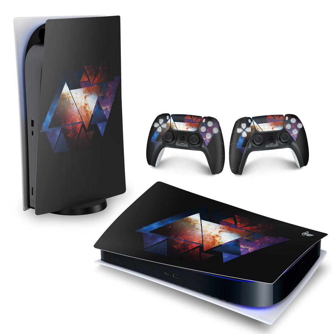 Skin Anti-Rage PS5 Fat Horizontal - Abstrato #90 - Pop Arte Skins - foto 4