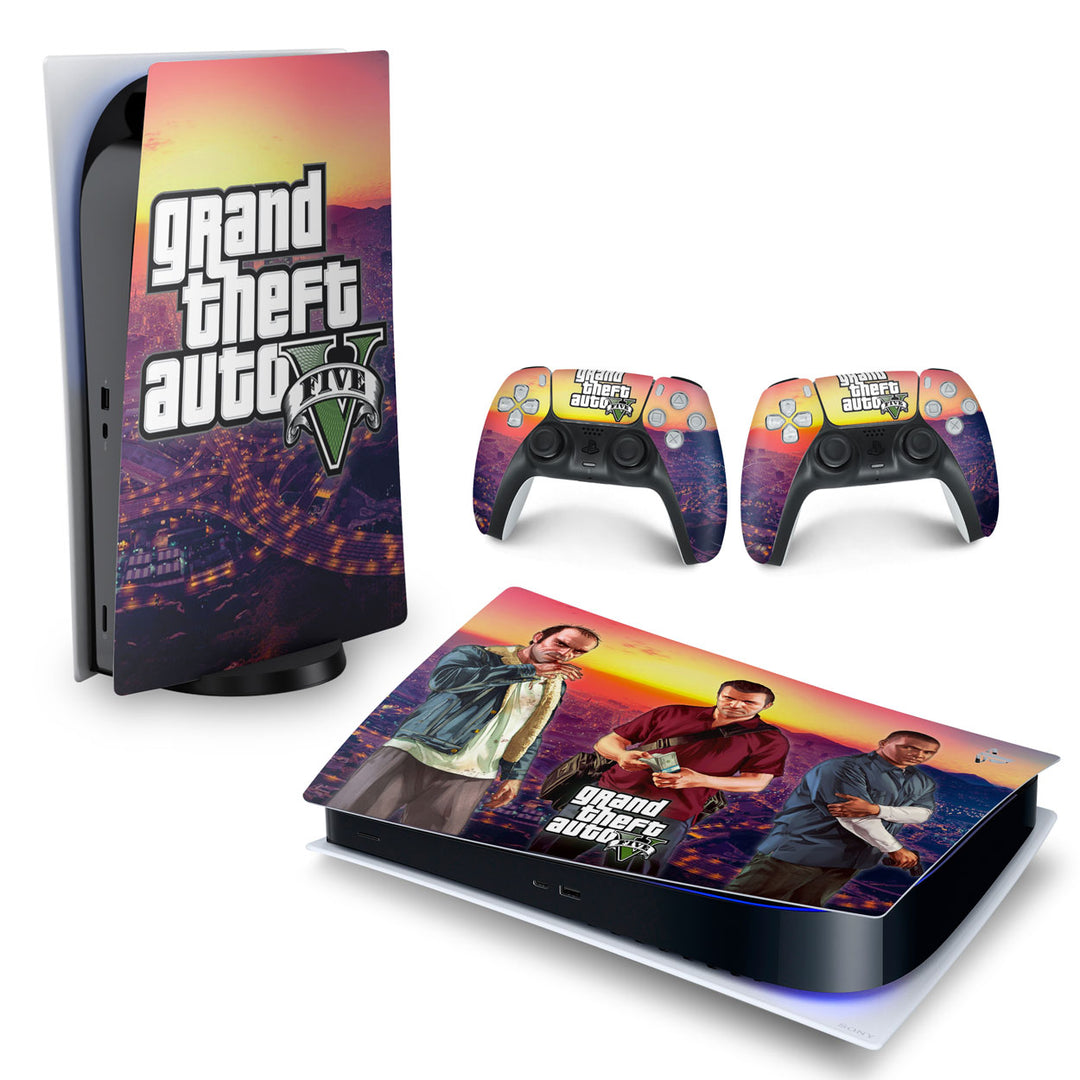 Skin Anti-Rage PS5 Fat Horizontal - GTA V - Pop Arte Skins - foto 4