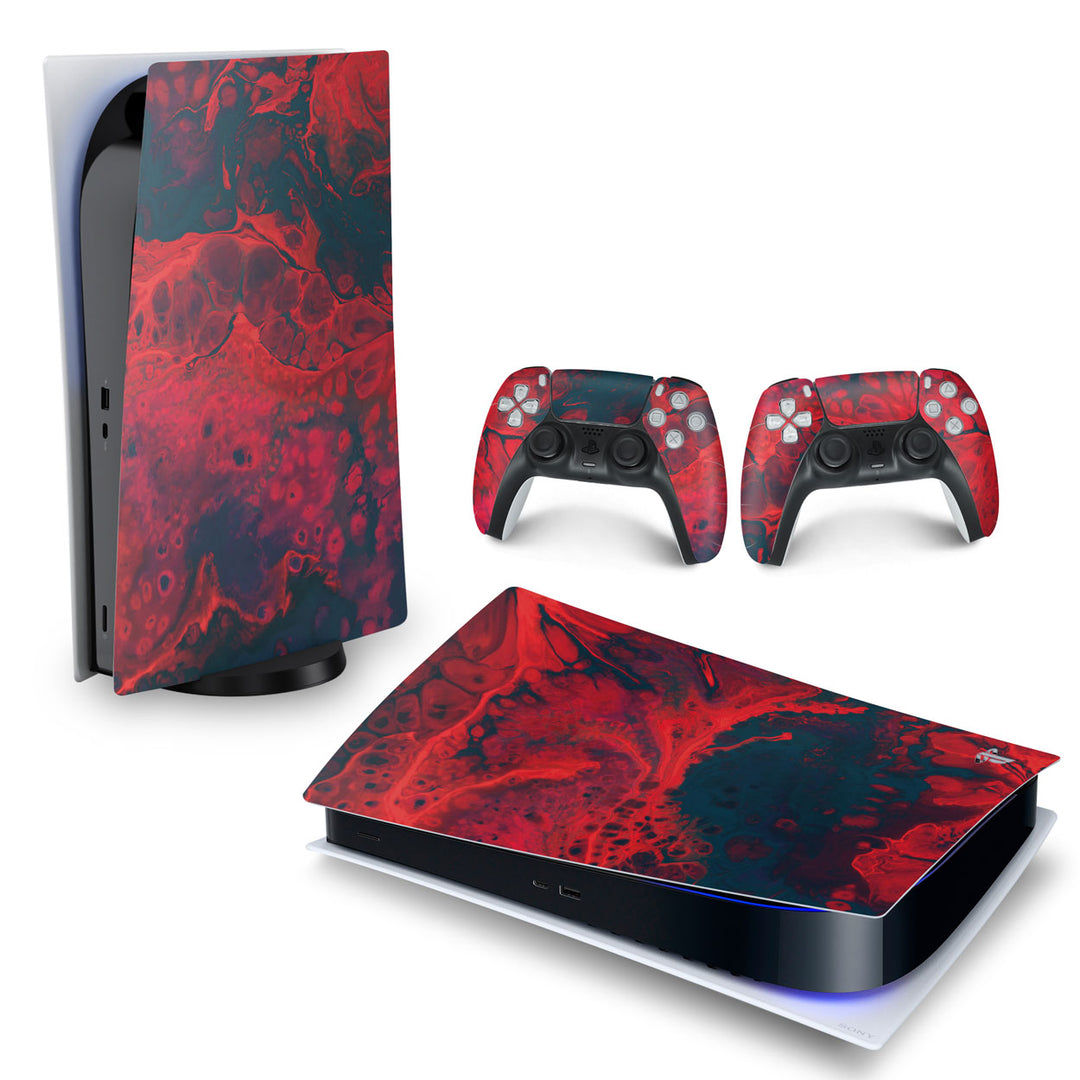 Skin Anti-Rage PS5 Fat Horizontal - Abstrato #98 - Pop Arte Skins - foto 4
