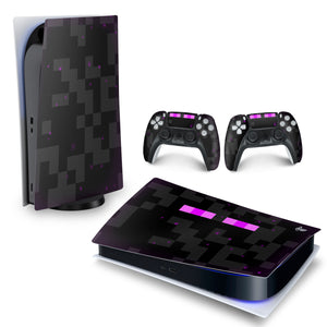 Skin Anti-Rage PS5 Fat Horizontal - Minecraft Enderman - Pop Arte Skins - foto 4