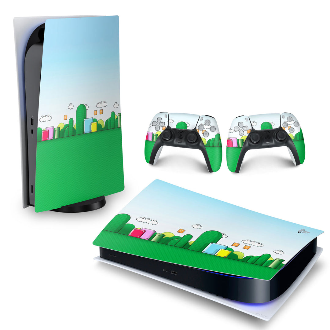 Skin Anti-Rage PS5 Fat Horizontal - Super Mario Bros - Pop Arte Skins - foto 4