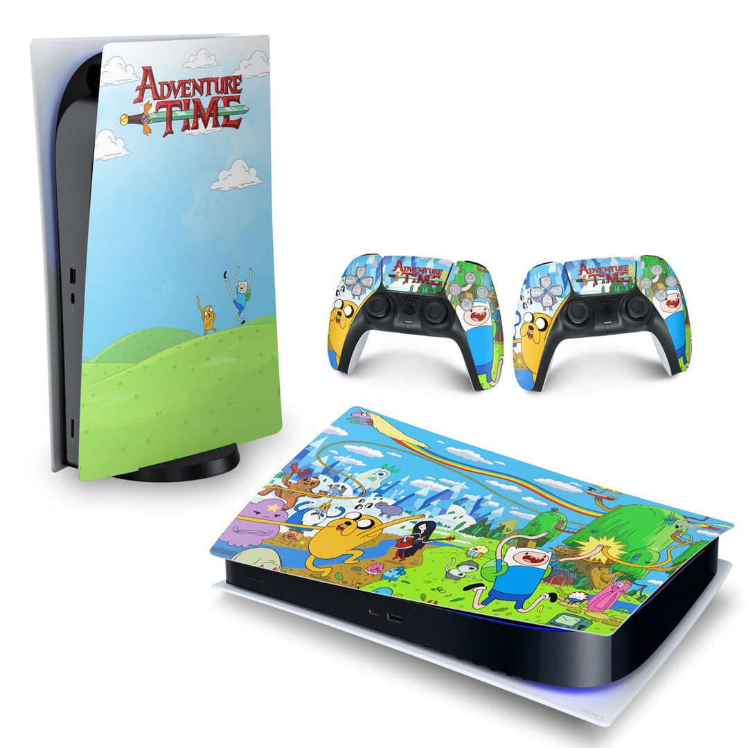 Skin Anti-Rage PS5 Fat Horizontal - Hora de Aventura - Pop Arte Skins - foto 4