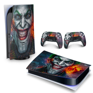 Skin Anti-Rage PS5 Fat Horizontal - Coringa Joker - Pop Arte Skins - foto 4