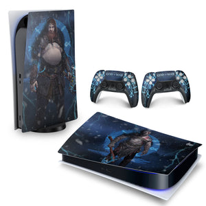 Skin Anti-Rage PS5 Fat Horizontal - God of War Ragnarok B - Pop Arte Skins - foto 4