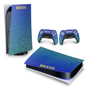 Skin Anti-Rage PS5 Fat Horizontal - Brasil - Pop Arte Skins - foto 3