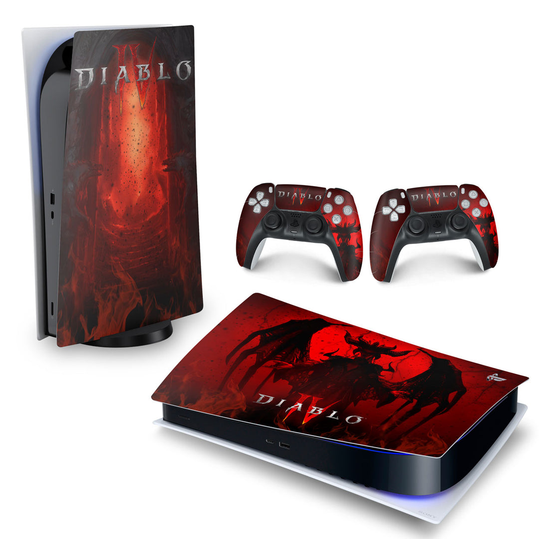Skin Anti-Rage PS5 Fat Horizontal - Diablo IV 4 - Pop Arte Skins - foto 4