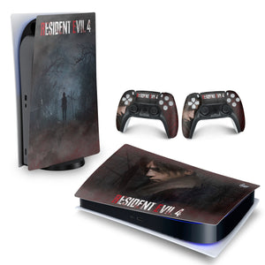 Skin Anti-Rage PS5 Fat Horizontal - Resident Evil 4 Remake - Pop Arte Skins - foto 4