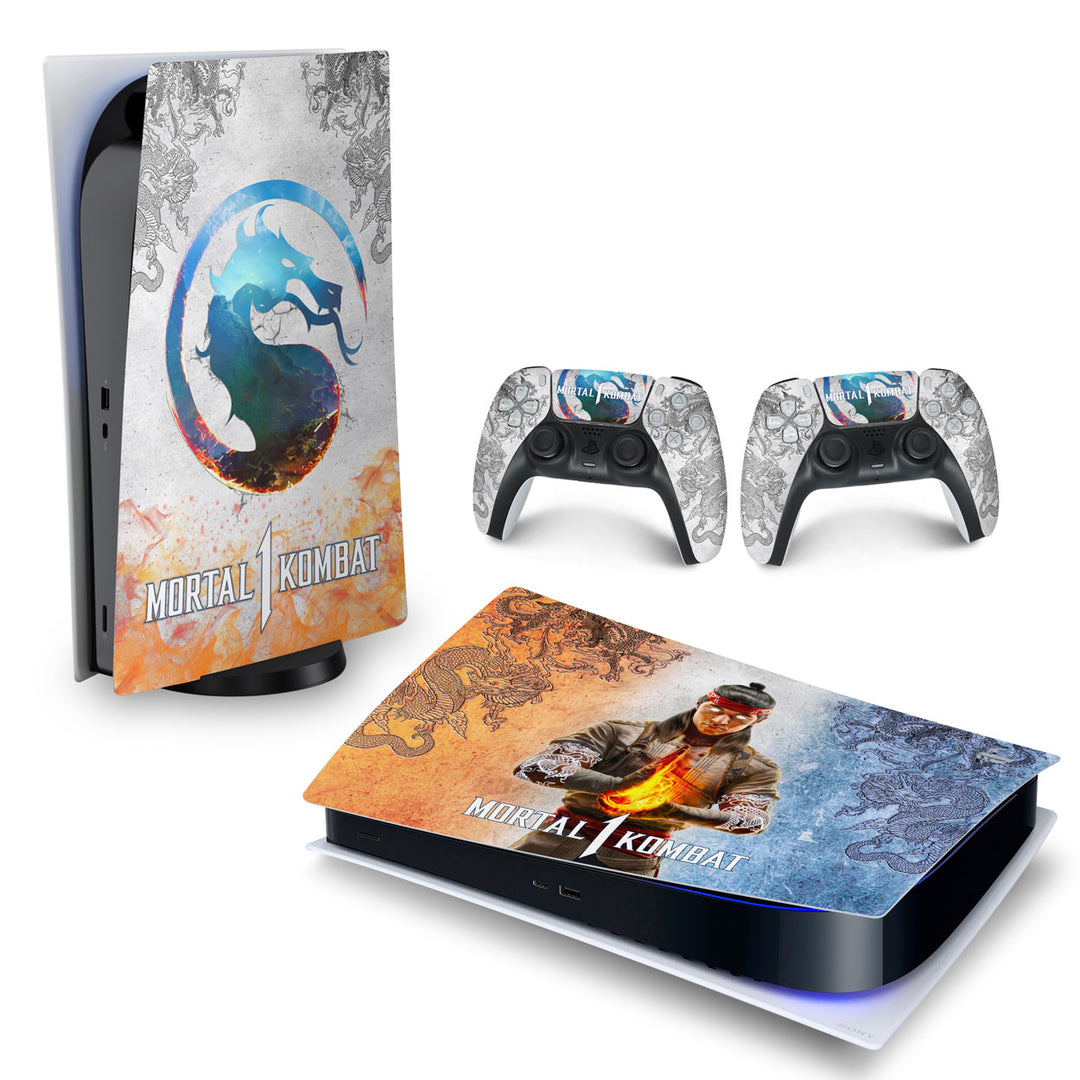 Skin Anti-Rage PS5 Fat Horizontal - Mortal Kombat 1 - Pop Arte Skins - foto 4