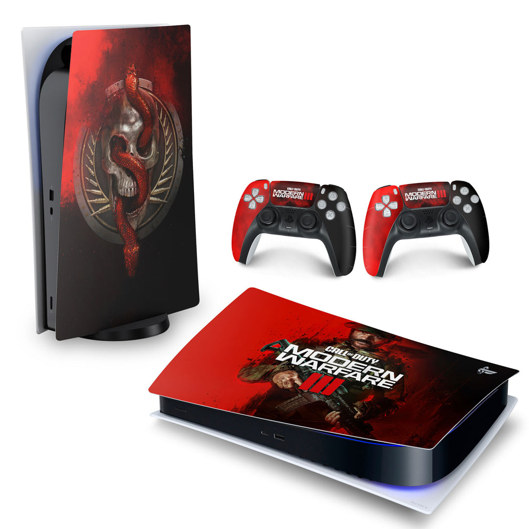 Skin Anti-Rage PS5 Fat Horizontal - Call Of Duty Modern Warfare III - Pop Arte Skins - foto 4