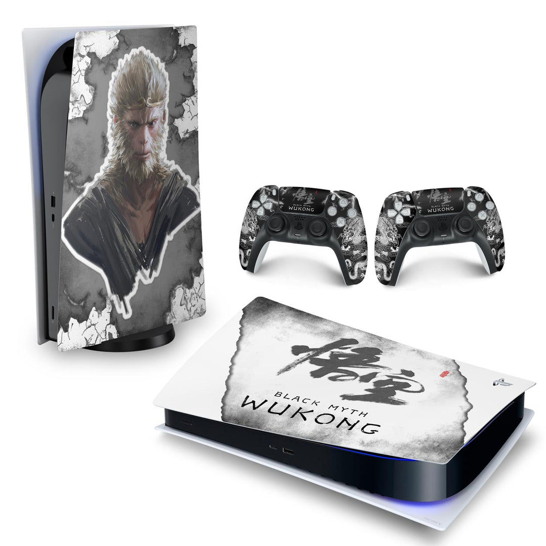 Skin Anti-Rage PS5 Fat Horizontal - Black Myth: Wukong - Pop Arte Skins - foto 4
