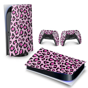 Skin Anti-Rage PS5 Fat Horizontal - Onça Rosa - Pop Arte Skins - foto 4