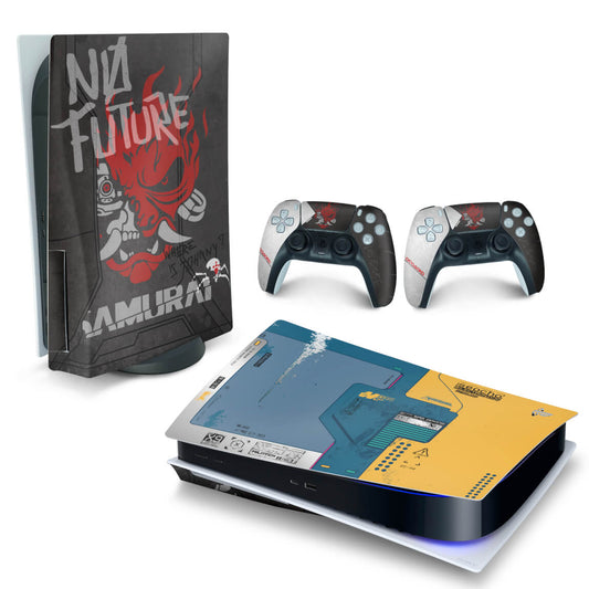 Skin Anti-Rage PS5 Fat Horizontal - Cyberpunk 2077 Bundle