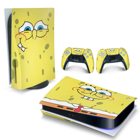 Skin Anti-Rage PS5 Fat Horizontal - Bob Esponja